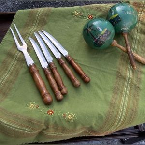 MCM WOOD HANDLE CUTLERY